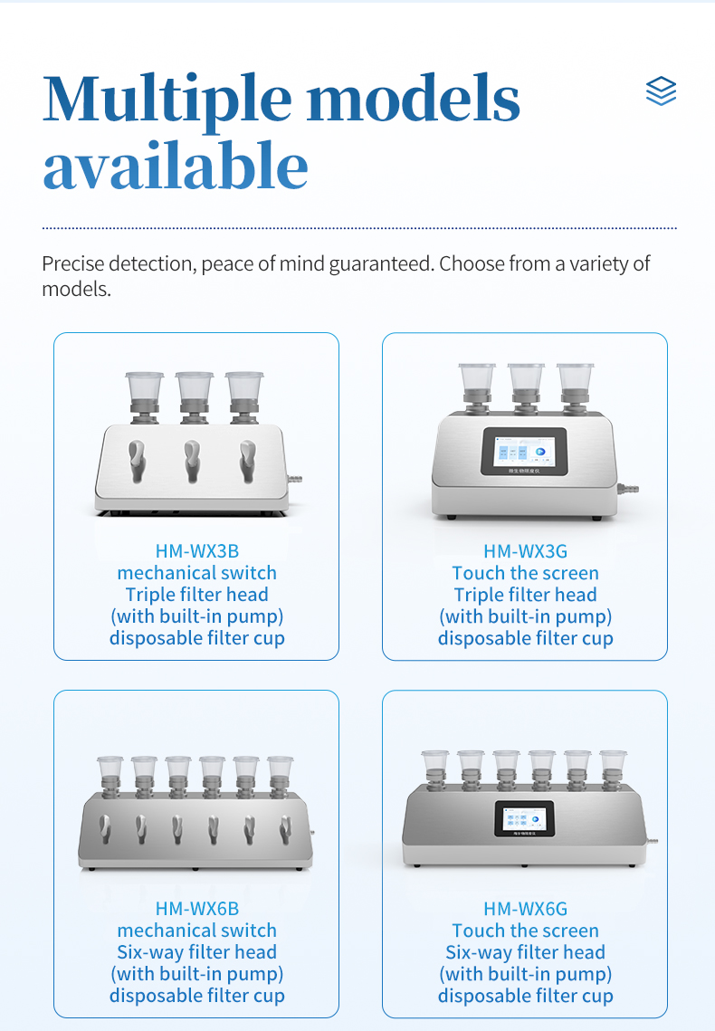 Disposable filter cup configurations for six-position and three-position parallel testing setups