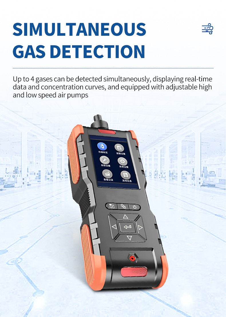 Optional multigas configurations for handheld gas detection